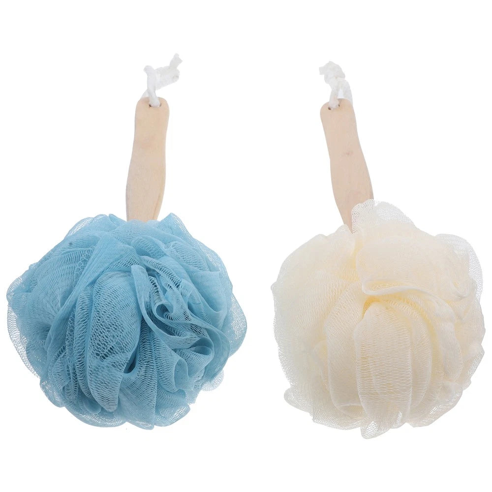2 Pcs Bath Body Brushes Shower Wash for Cleaning Bathing Women