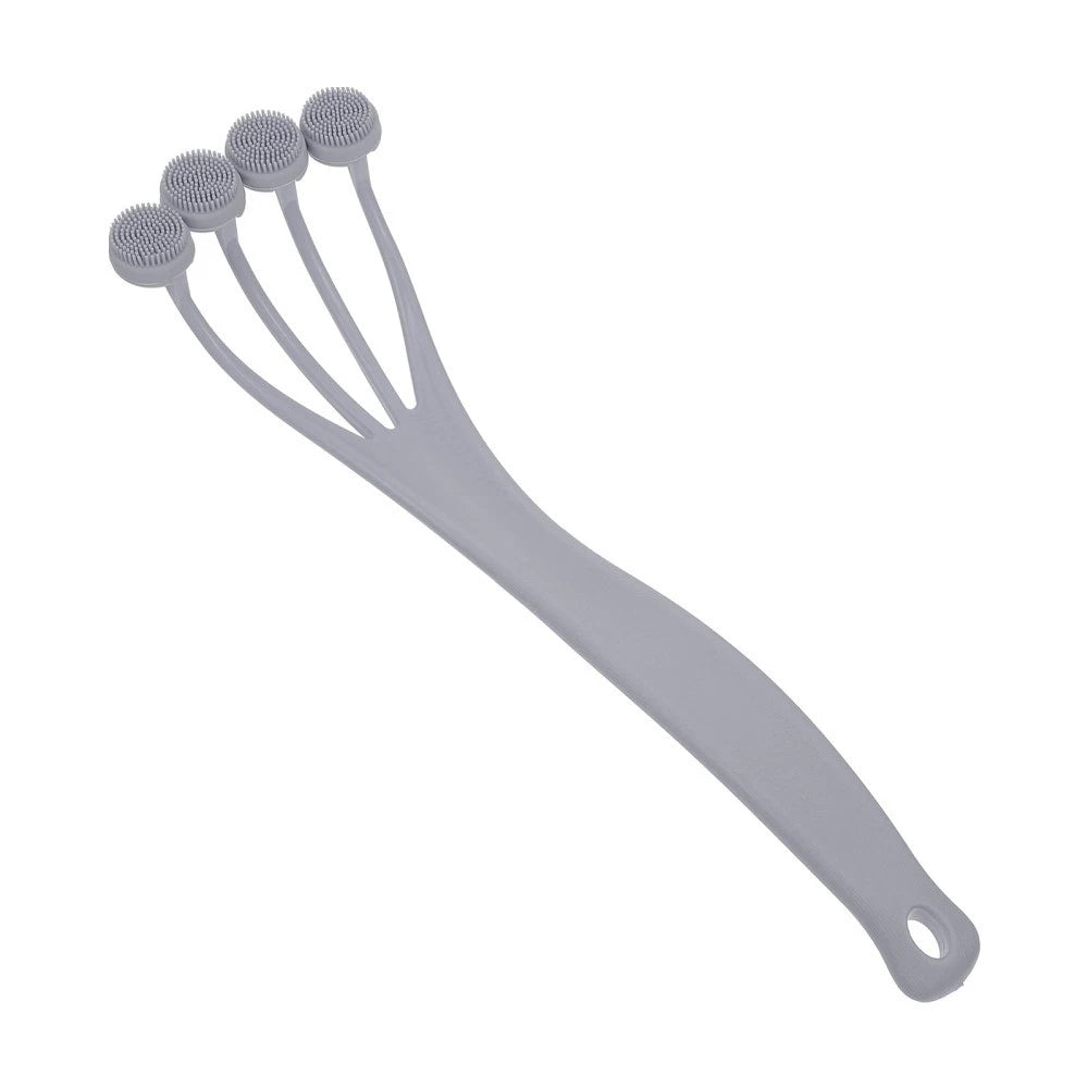 5 Count Exfoliating Bath Brush Shower Back Scrubber for Men Body