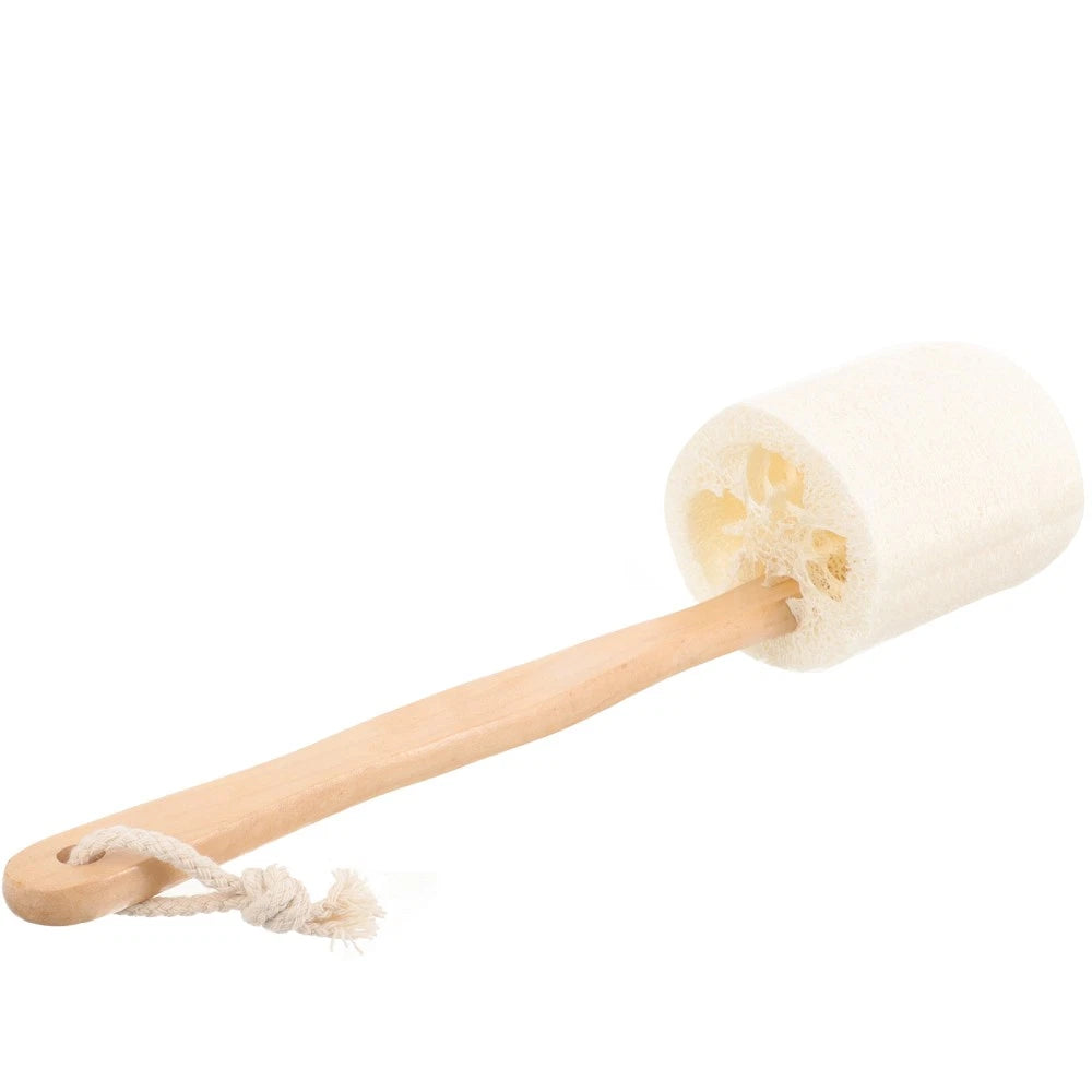 Loofah Shower Brush Body Scrub Exfoliator Exfoliating Bath Stick