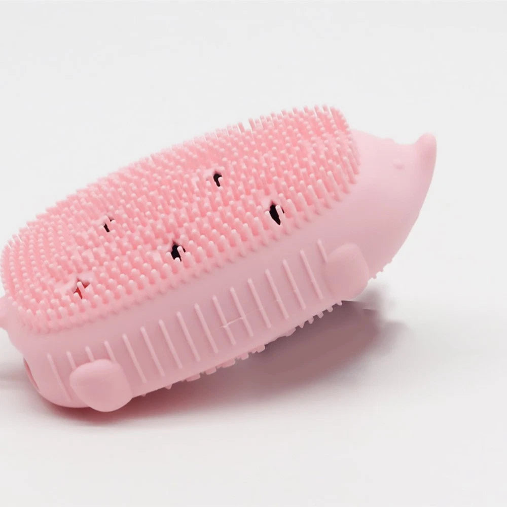 Portable Silicone Bathing Brushes Double-sided Skin Massager Brush Shower