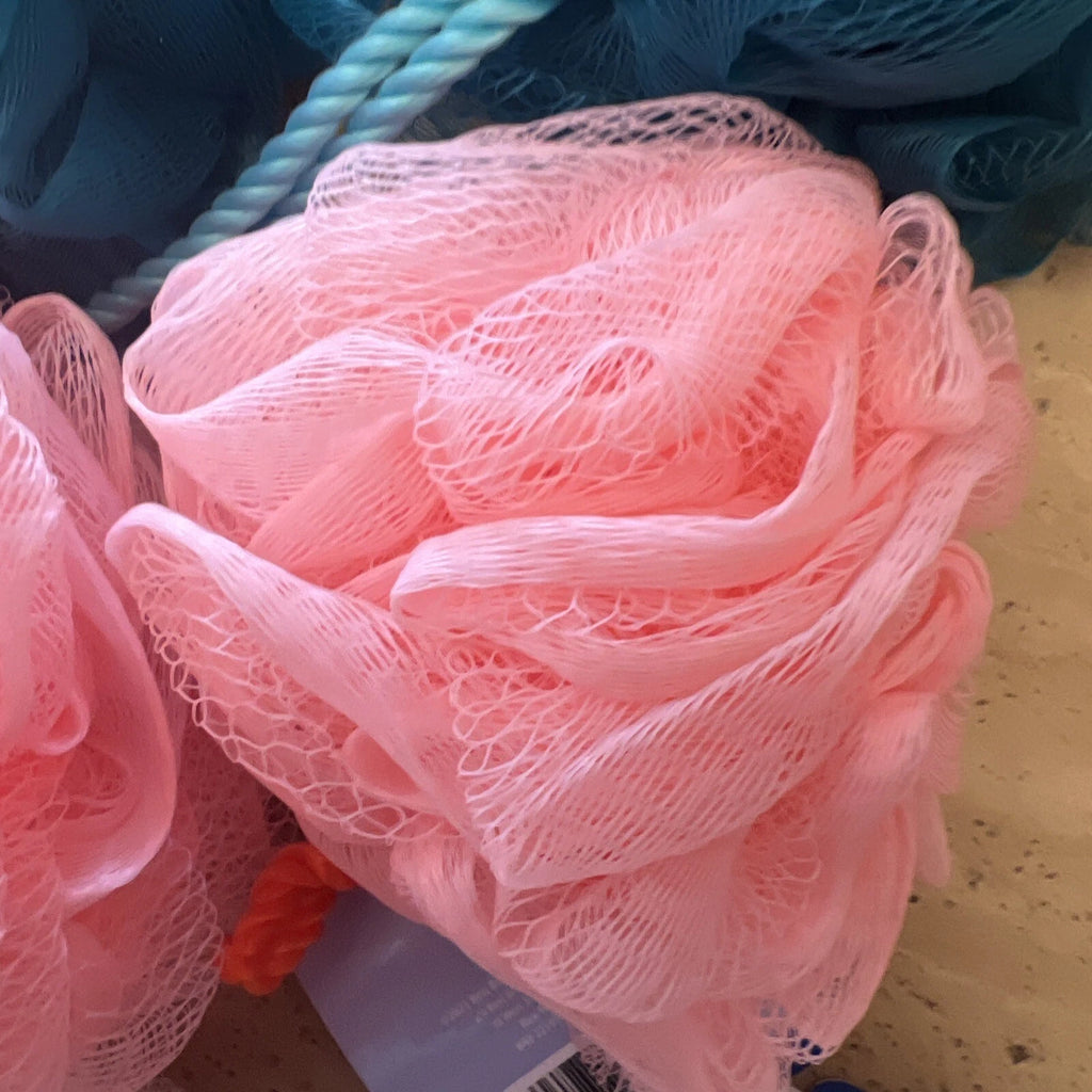 6 Pcs Bath Loofah Shower Sponge Exfoliator Shower Body Back Scrubber Mesh Pouf