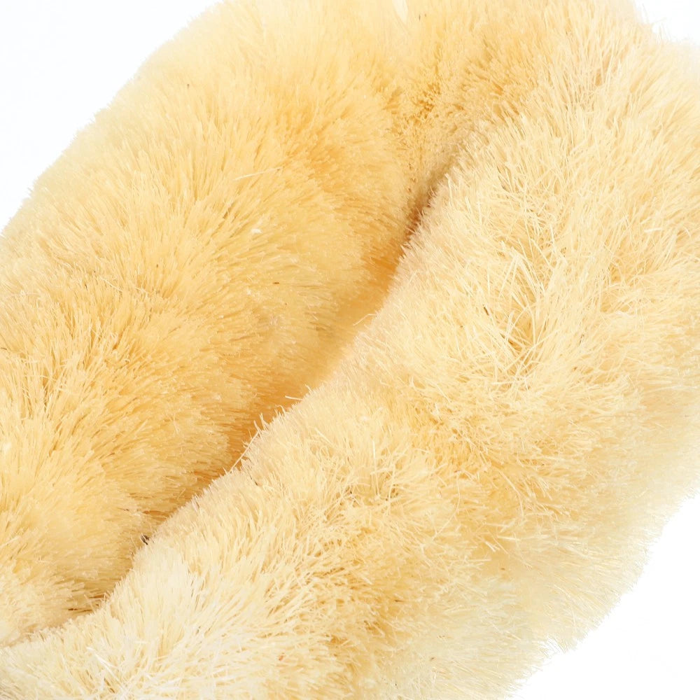 Sisal Shower Brush Body Scrubber Exfoliator Back Scrubbing Handle