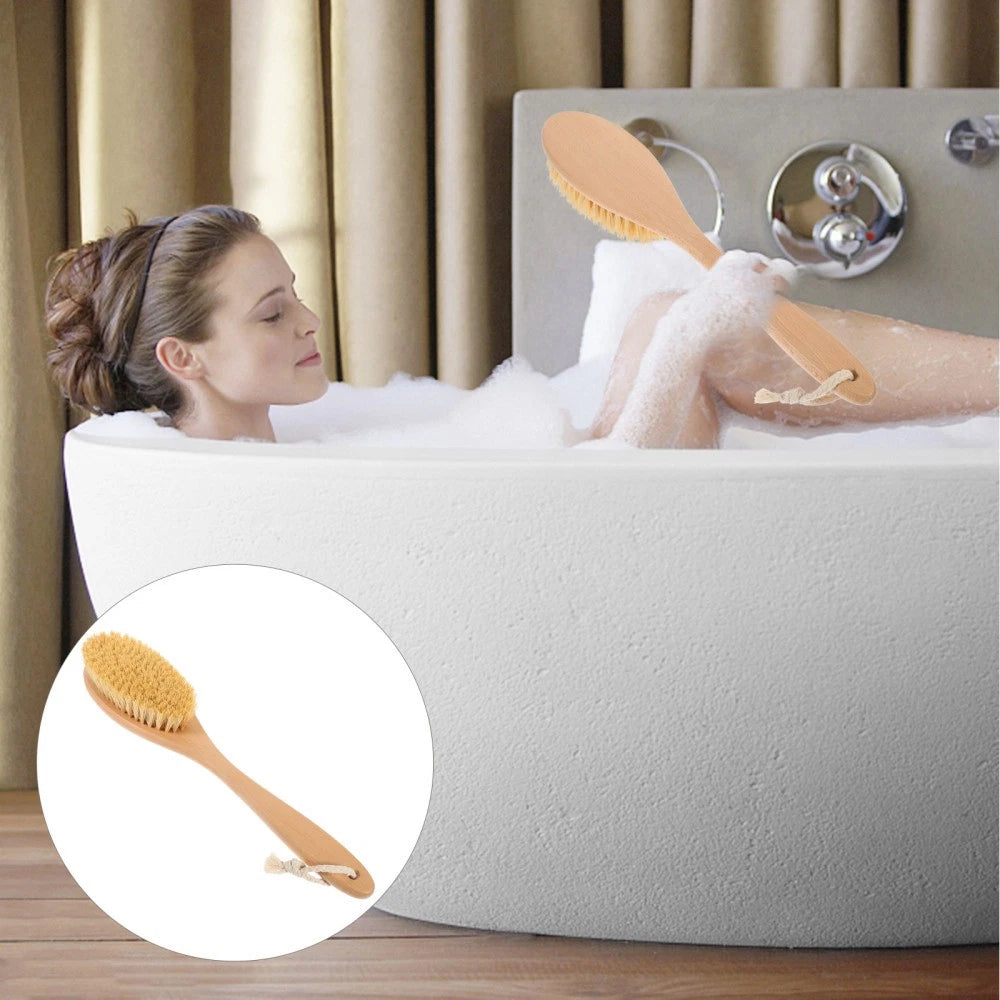 Bath Brush Body Scrub Exfoliator Skin Scrubber Bathing Back Exfoliating