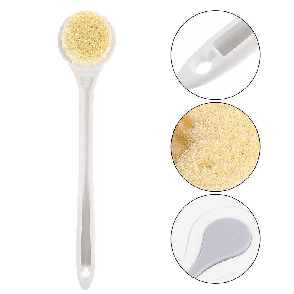 Long Handle Scrub Brush Body Scrubber Exfoliator Bathing Supplies