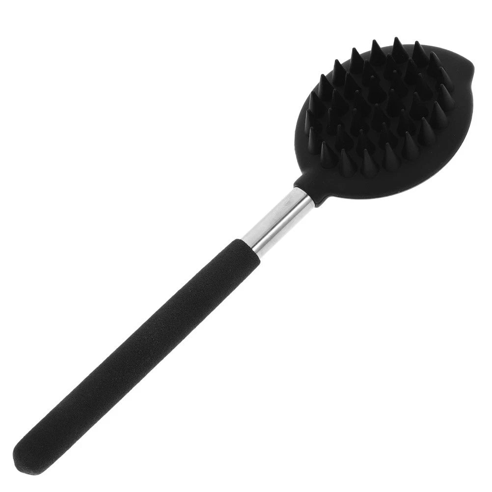 Silicone Bath Brush Man Skin Exfoliating Body Shower Scrubber Bathing Back