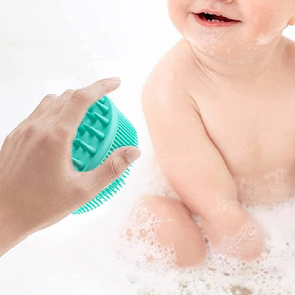 Silicone Bath Brush Baby Child Brushes Shower Scrubber for Body Hair