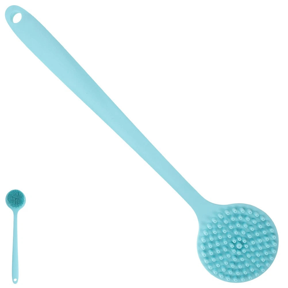 Long Handle Bath Brush Silicone Exfoliator Brushes Elderly Body Exfoliation