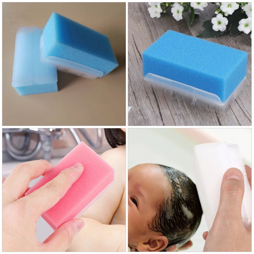 3 Pcs Tactile Brush Child Multipurpose Cleaning Baby Bath Scrubber