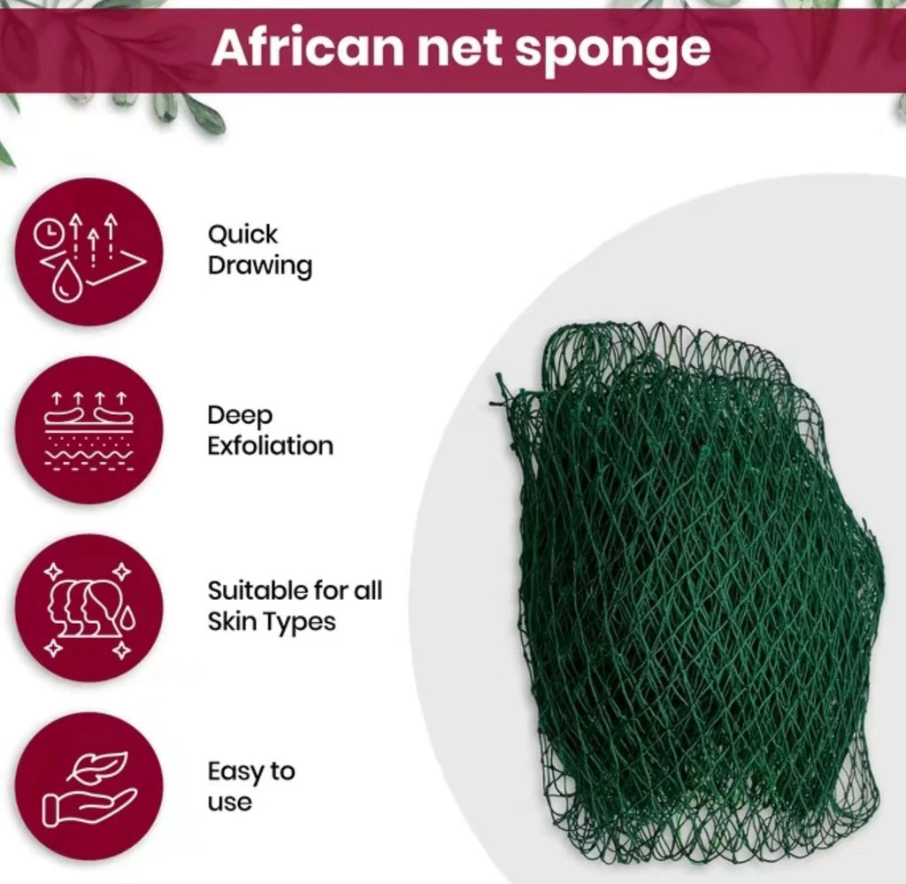 ORIGINAL SAPO Net Sponge 45" Ethically Sourced From My Country Nigeria 🇳🇬