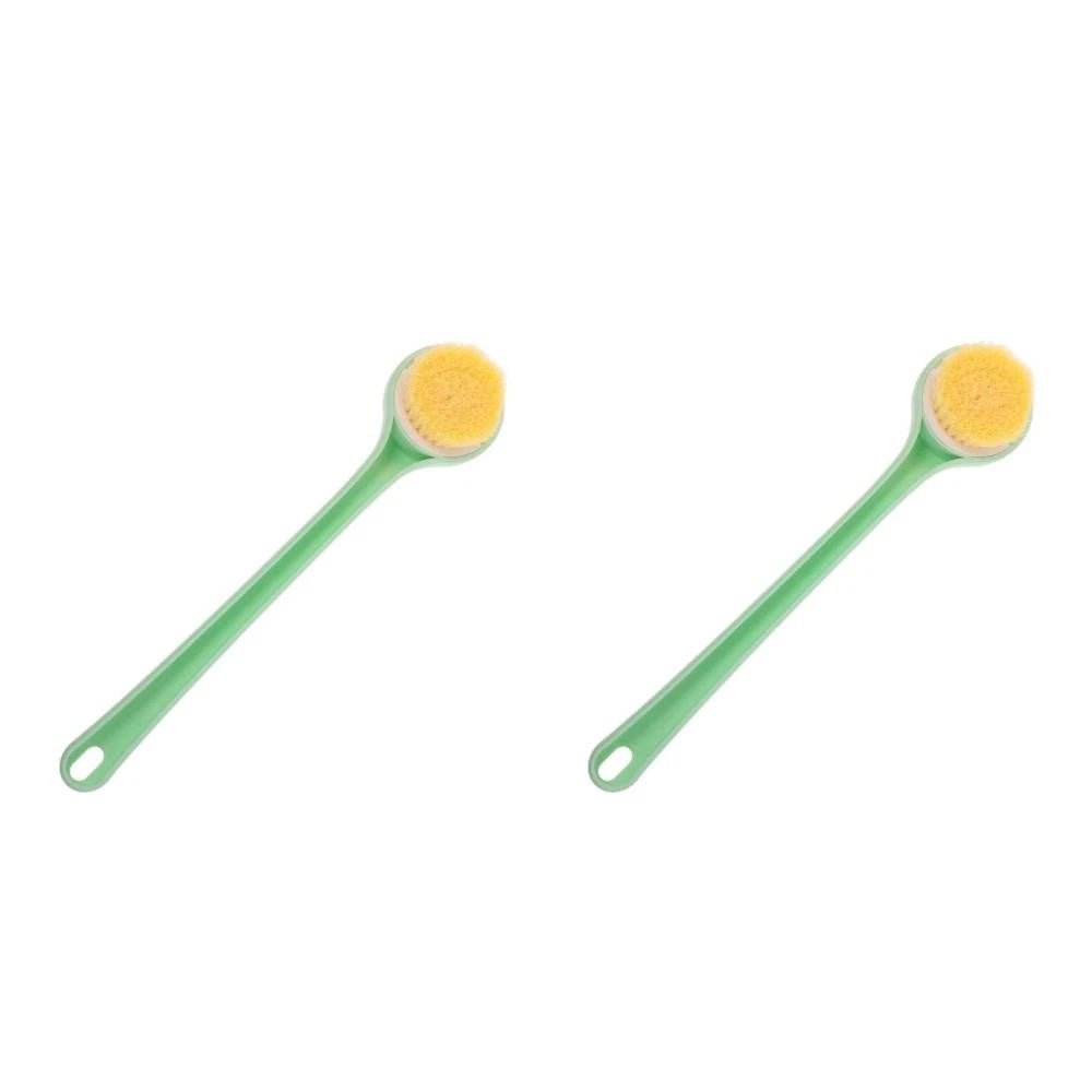 Bath Brush and Towel Girl Back Scrubber for Shower Women Long Handle