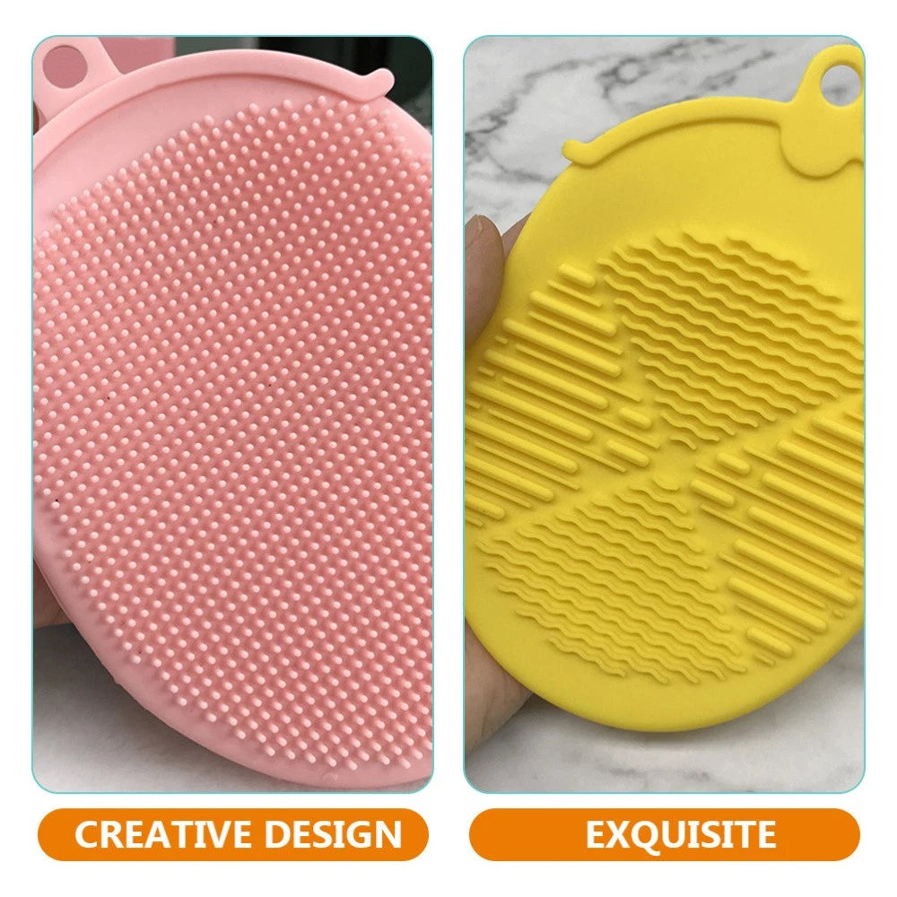 3 Pcs Bath Brush Skin Exfoliator Scrubber Silicone Body Scrubbers Back Shower