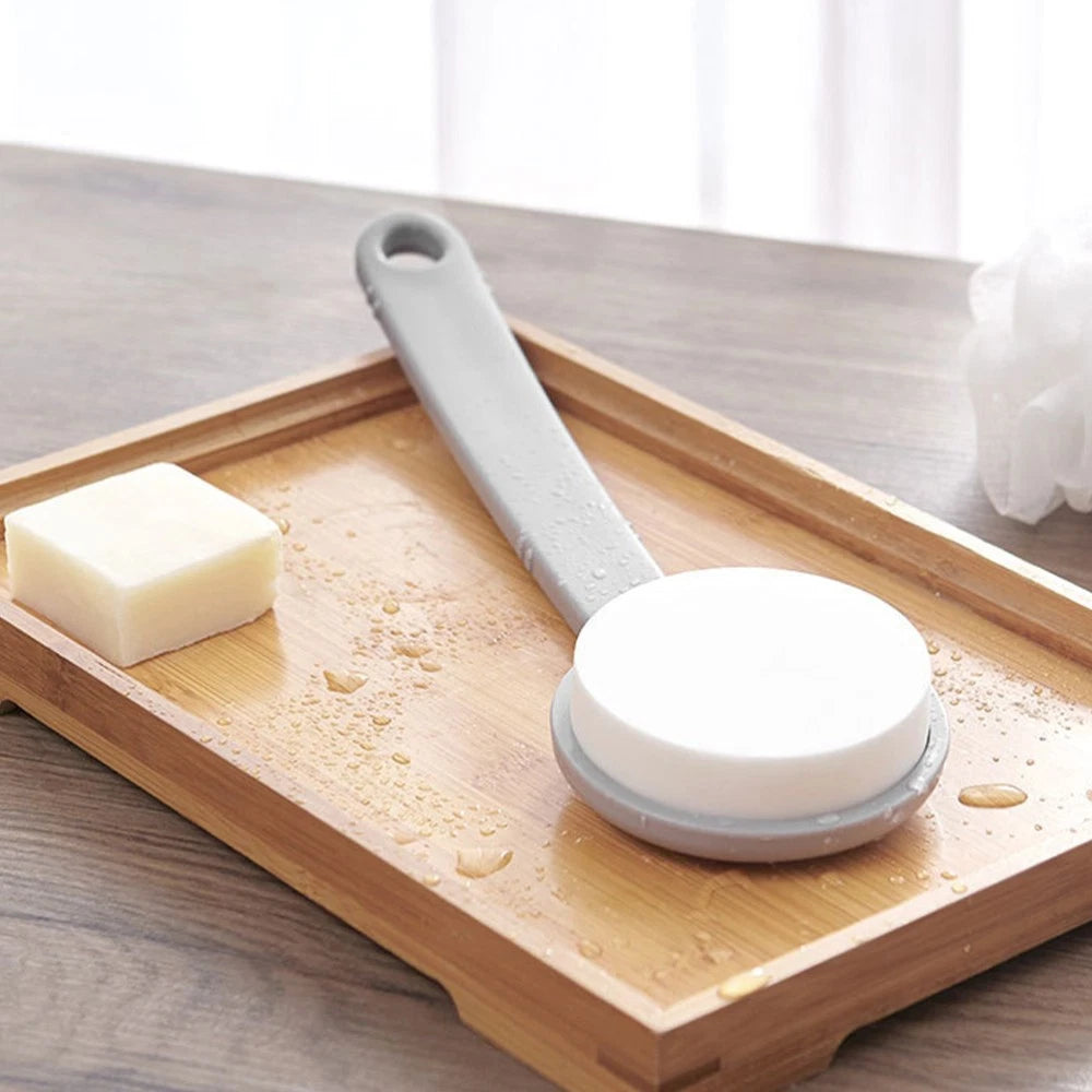 Scrub Brush Elder Long Handled Sponge for Shower Bath Back Exfoliating