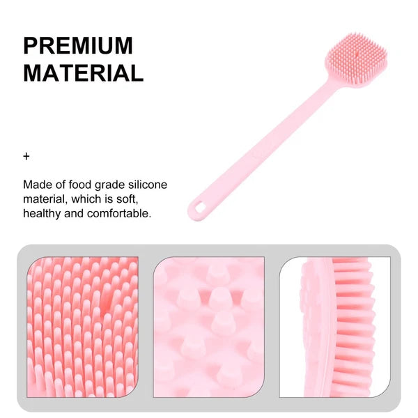 Bath Brush Shower Scrubber for Back Scratcher Exfoliating