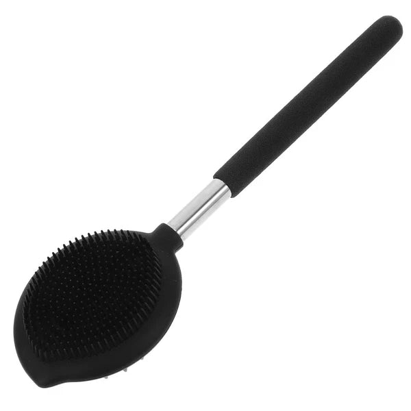 Silicone Bath Brush Man Skin Exfoliating Body Shower Scrubber Bathing Back