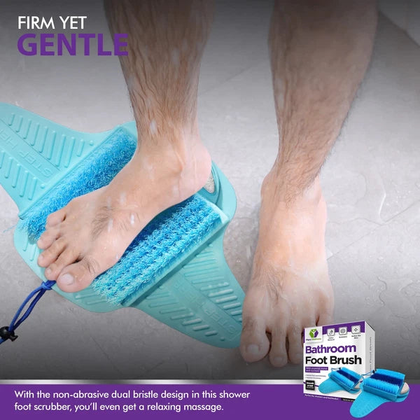 Exfoliating Foot Scrubber with Pumice Stone for Shower Bathroom Bathtub