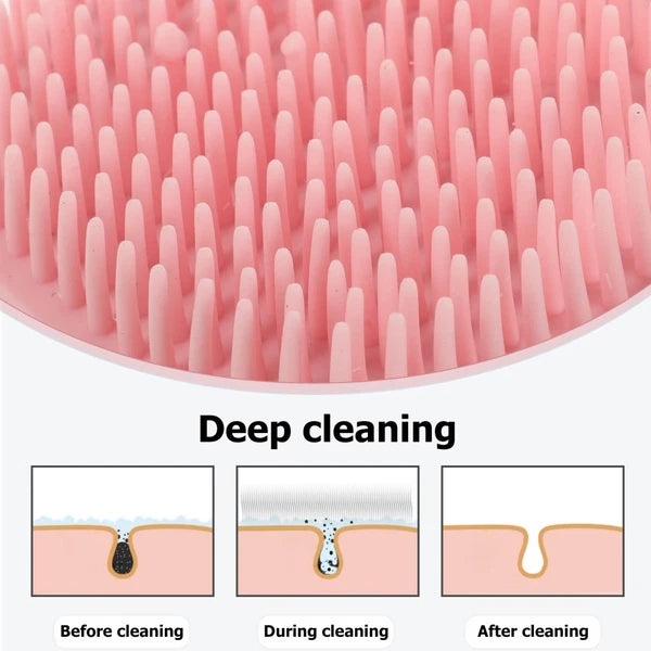 Bath Brush Exfoliating Body Scrubber Dad Back for Shower Bathing