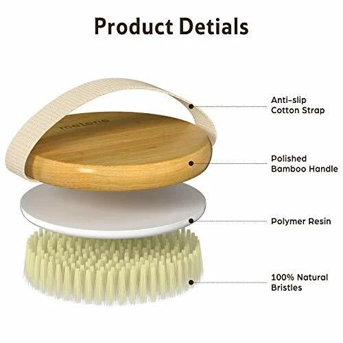Dry Body Brush, Shower Brush Wet and Dry brush for Cellulite and Lymphatic