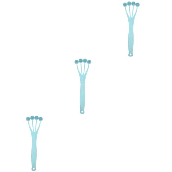 3 Pieces Exfoliating Bath Brush Man Shower Body Skin Massage Tool Cleaning