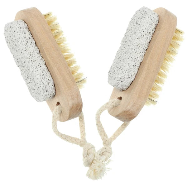 2 Pcs Double-sided Brush of Stepping Bath Foot Scrubber