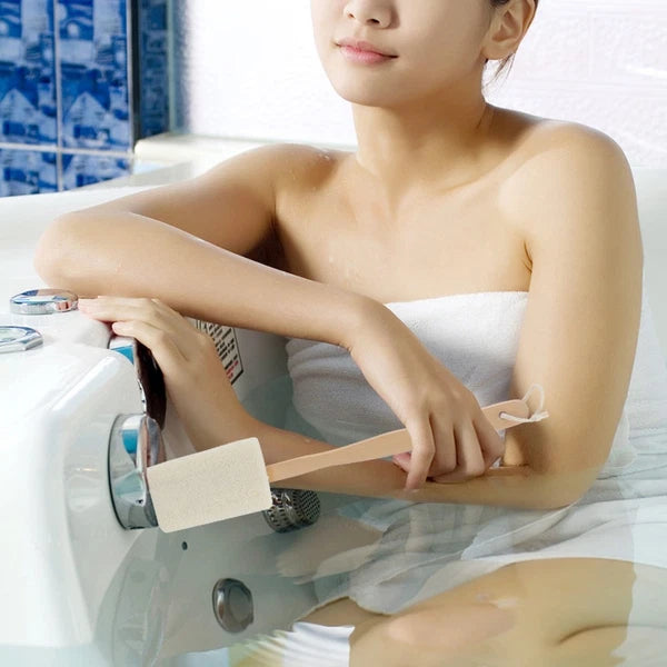 Massage Towel Loofah Bath Brush Man Back Scrub Exfoliating Shower