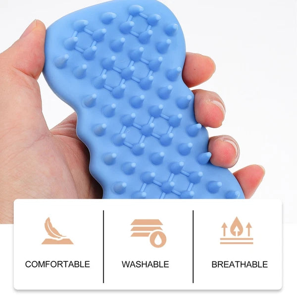Multifunctional Bath Brush Silicone Body Scrubber Shower Baby Handheld