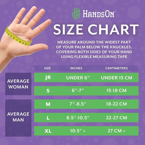 HandsOn Pet Grooming Gloves Shedding Bathing & Hair Remover Brush Medium Black