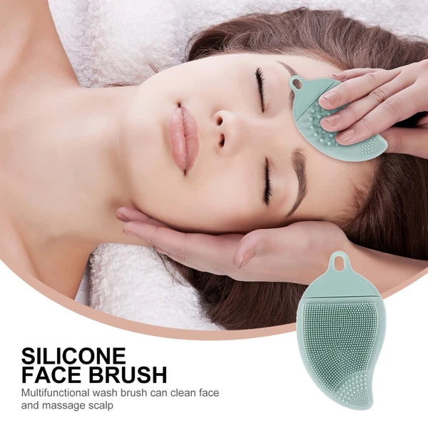 Facial Cleansing Massage Brush Bath with Long Handle Shower Scrubber Body