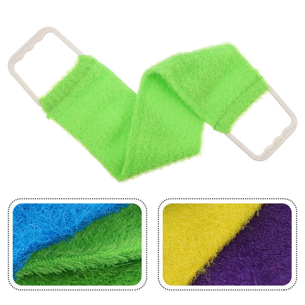 Extended Length Washer Exfoliating Towel Bath Man Miss Skincare Scrubber Belt