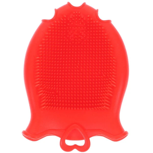 Silicone Shampoo Brush Toddler Soft Back Scrubber for Shower Scalp