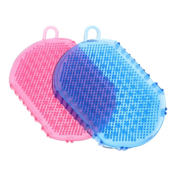 2 Pcs Massage Brush Body Exfoliator Dry Man Bath Brushes for Shower