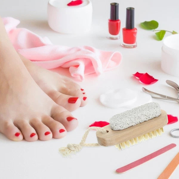 2 Pcs Double-sided Brush of Stepping Bath Foot Scrubber