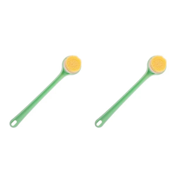 Bath Brush and Towel Girl Back Scrubber for Shower Women Long Handle