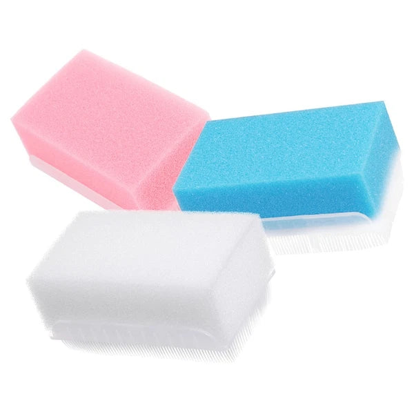 3 Pcs Tactile Brush Newborn Multipurpose Cleaning Bathing Scrubber