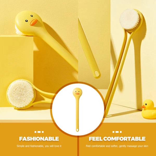 2 Count Bath Brush Body Shower Scrubber Exfoliator Tub Cleaning Long Handle