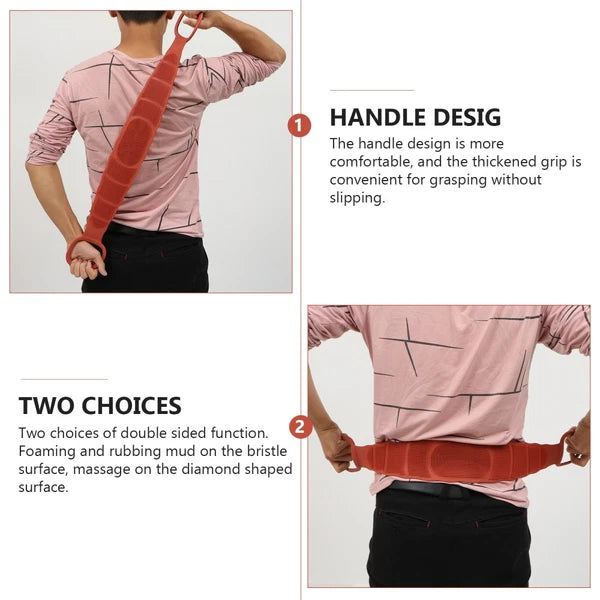 Scrub Bath Brush Man Exfoliating Scrubber Shower Towel Massage Body