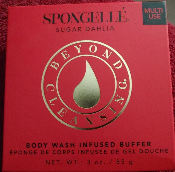 Spongelle Sugar Dahlia Infused Body Wash Buffer 3oz New Inside Sealed