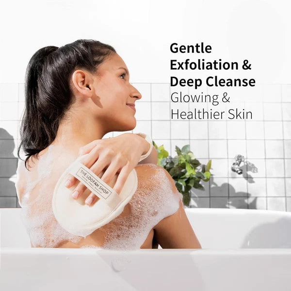 Bath Loofah Sponge, Exfoliating Body Scrubber, Shower Luffa for Men, Women an...