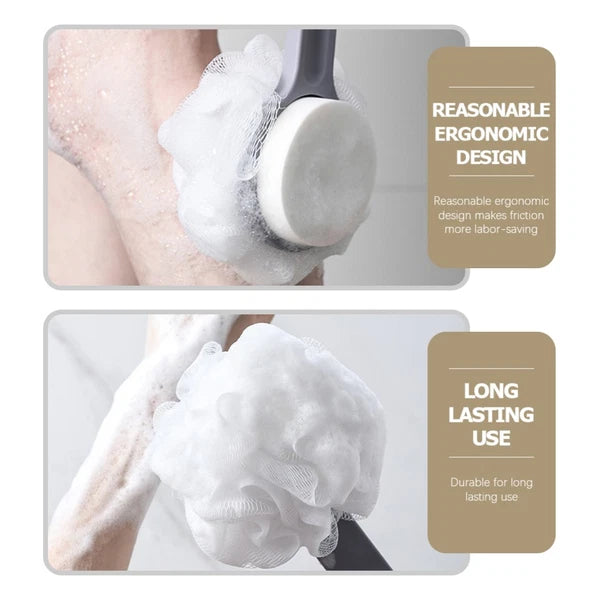 Bath Ball Brush Child Shower Scrubber for Body Exfoliating Back with Handles