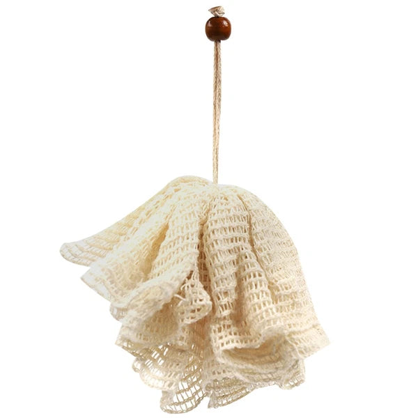 Bath Flower Towel Back Scrubber for Shower Exfoliating Mesh Ball