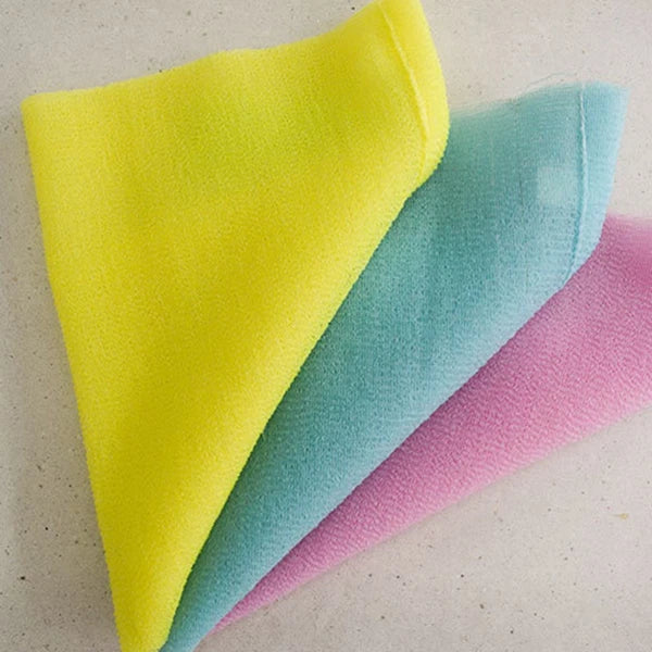 4 Pcs Bath Towel Soft Body Scrubber Exfoliating Brush for Cloth Nylon