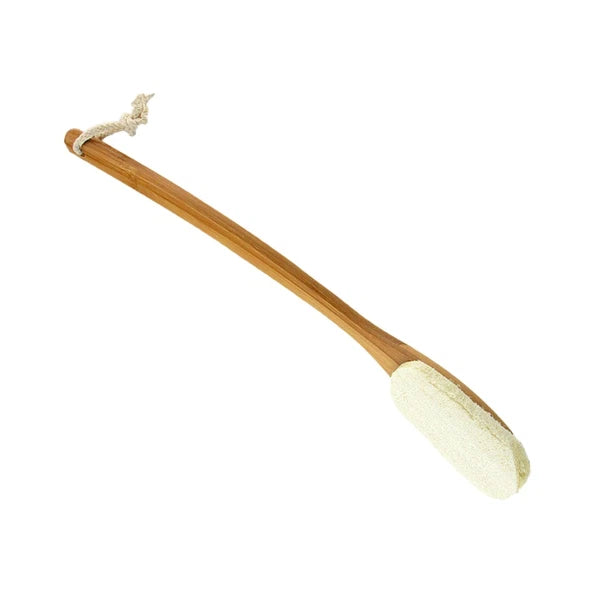 1pc Long Handle Bath Brush Loofah Shower Brush Bathing Supplies (Assorted Color)