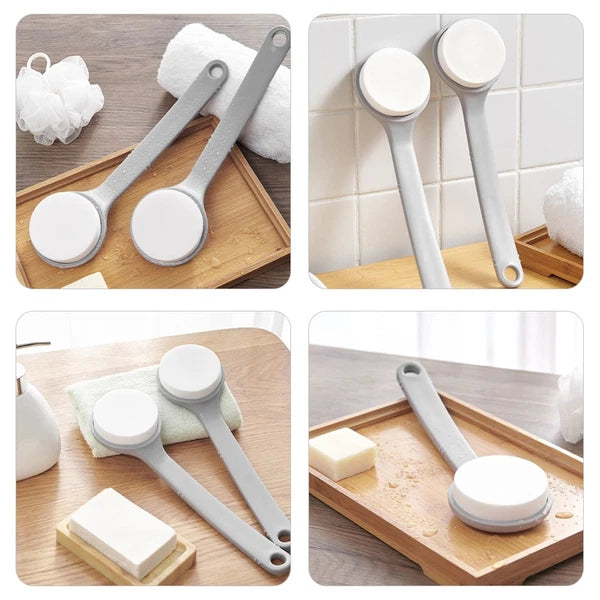 Scrub Brush Elder Long Handled Sponge for Shower Bath Back Exfoliating