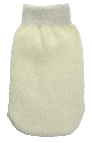 SPA Ivory Coconut Infused Exfoliating Bath Mitt Shower Bathing Personal Care