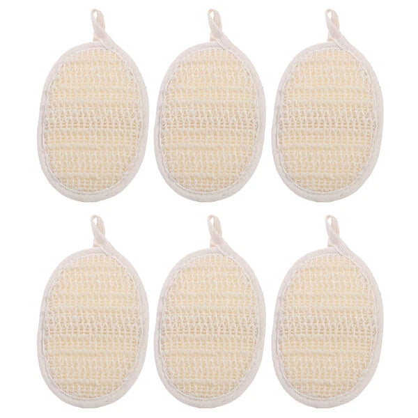 6 Pcs Bath Scrubber Baby Body Scrubbing Brush Shower Sponge Exfoliating