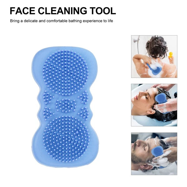 Multifunctional Bath Brush Silicone Body Scrubber Shower Baby Handheld