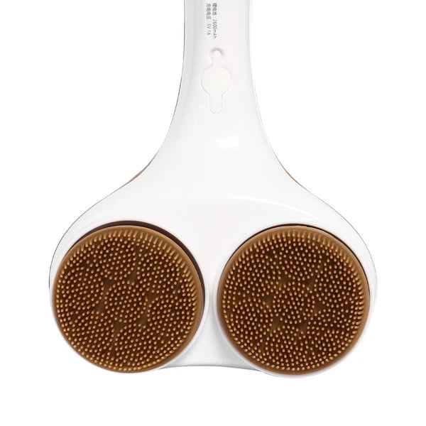 Electric Bath Brush Rotation Electric Spin Double Head Scrubber Body Bath Brush