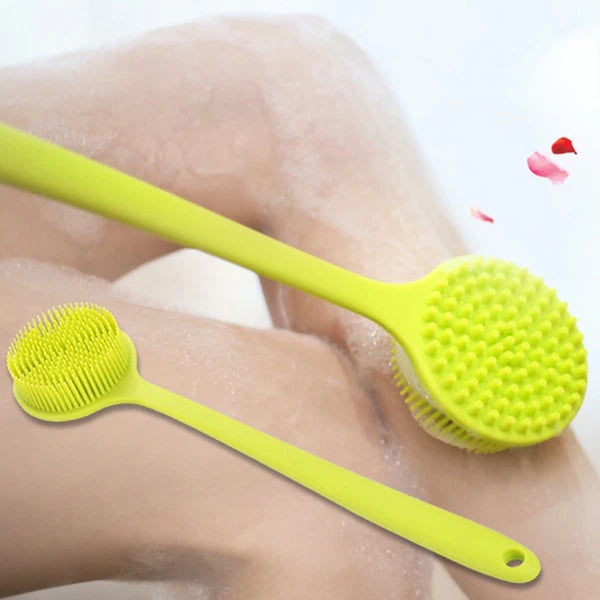 Bath Brush Body Scrubber Exfoliator Silicone Shower Man Back for