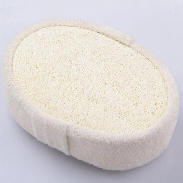 3 Pcs Loofah Bath Towel Natural Shower Sponge Exfoliating Body Brush