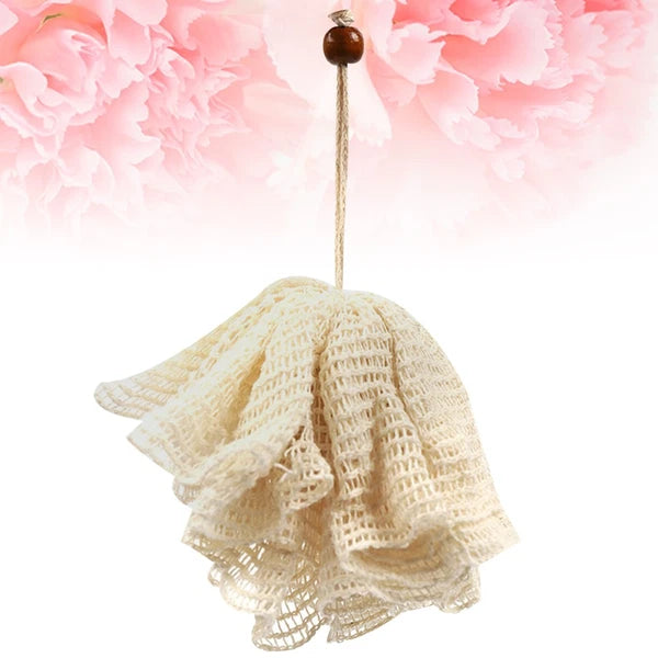 Bath Flower Towel Mitts for Women Back Scrubber Shower Exfoliating Ball