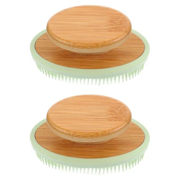 Bath Brush Silicone Body Scrubber Exfoliating Back for Shower Skin